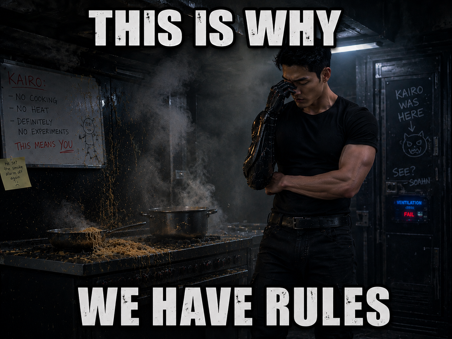 Kairo banned from cooking meme